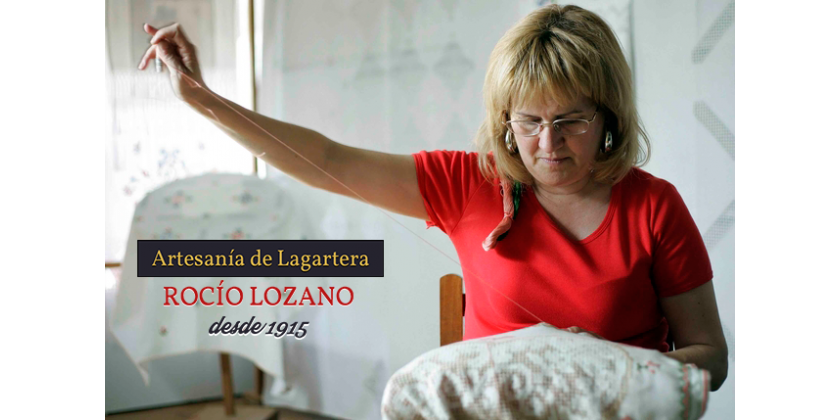 Artesanía Rocío Lozano, empresa 100% artesana de bordados de Lagartera