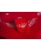 mantel de navidad-flor de pascua