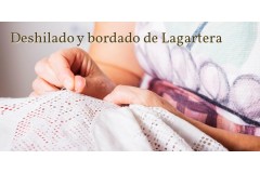 El proceso del deshilado y bordado de Lagartera