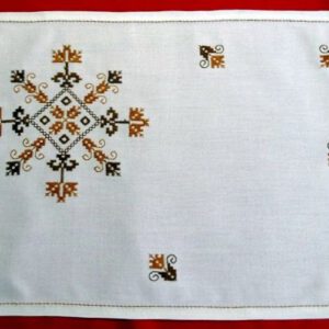 Mantel individual con servilleta "R. Valencia" Artesanía de Lagartera