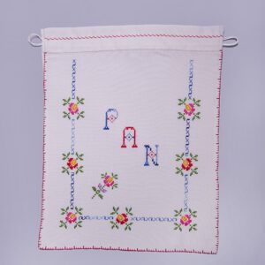 Bolsa de pan "Dalia". Lagartera a mano