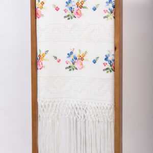 Juego toallas 3 piezas "Ramo bonito" Bordados de Lagartera, 100% hecho a mano