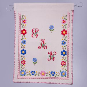 Bolsa de pan "Flor de manila"